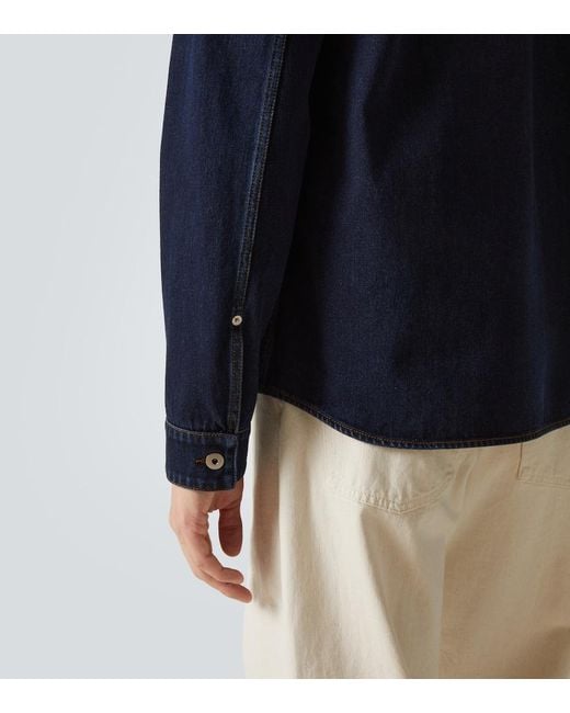 Burberry Blue Denim Shirt for men
