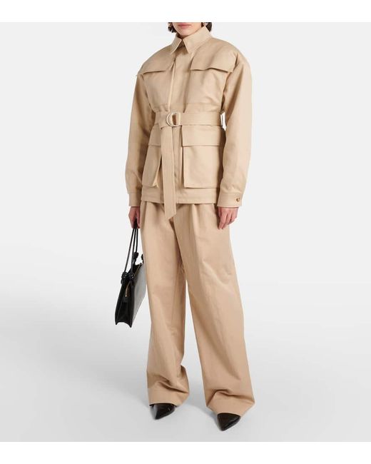 Wardrobe NYC Natural Jacke aus Baumwoll-Drill