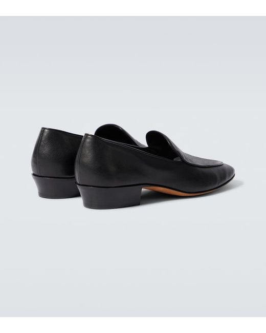 The Row Slip-Ons Hereditas Aus Leder in Black für Herren