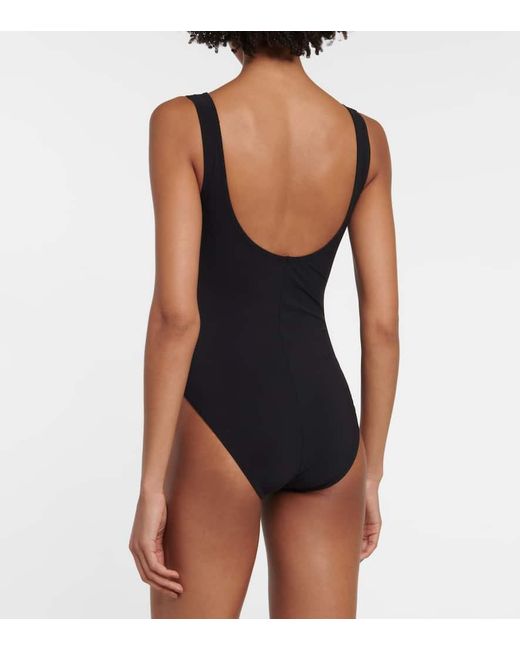 Karla Colletto Black Basics Square-neck Swimsuit