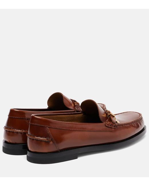 Tod's Brown Loafers Aus Leder
