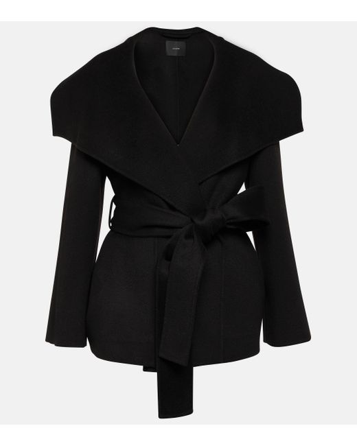 Joseph Black Adrienne Wool And Cashmere Jacket