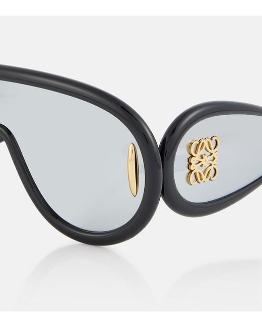 Loewe Black X Paula's Ibiza G000487X01 Wave Mask Round-Frame Acetate Sunglasses