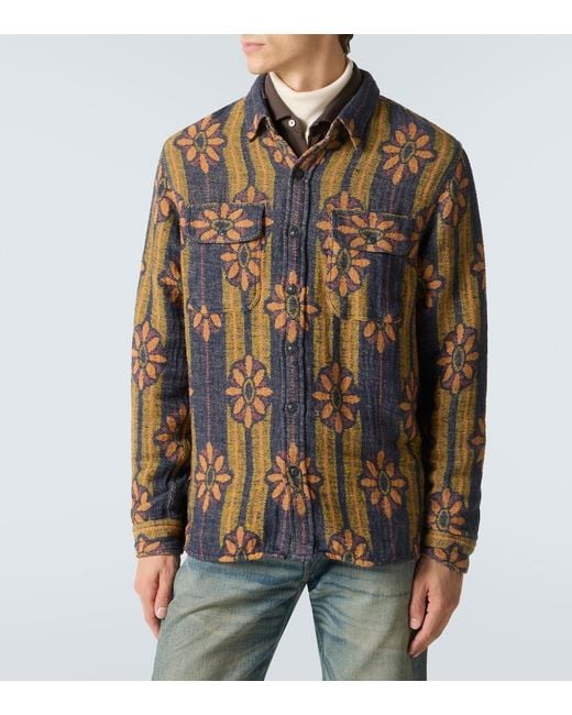 Camicia di RRL in Green da Uomo