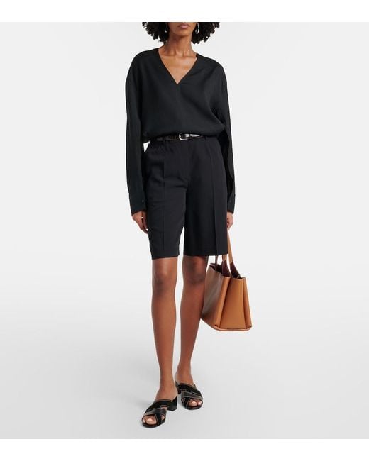 Tod's Black 55 Leather Mules