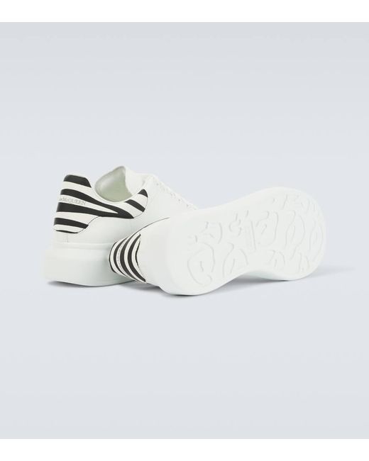 Alexander McQueen Oversize-Sneakers Aus Leder in White für Herren