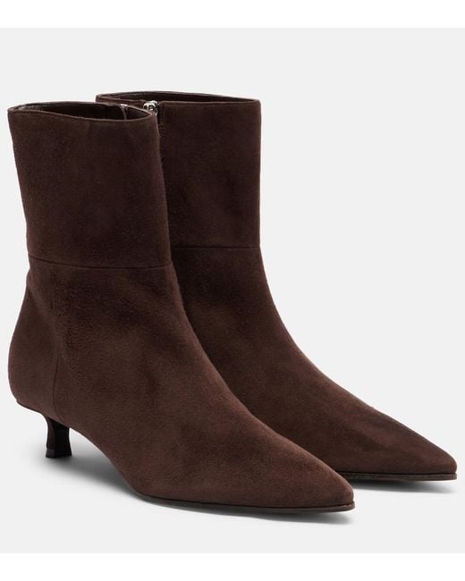 Jimmy Choo Brown Lory 35 Suede Ankle Boots
