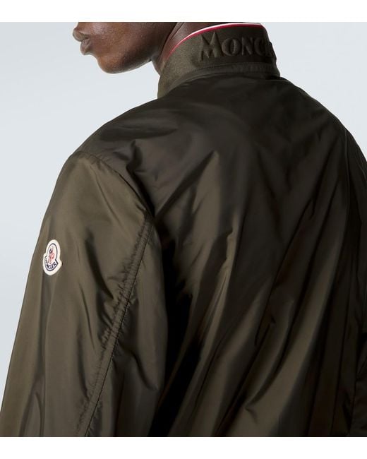 Moncler Green Reppe Bomber Jacket for men