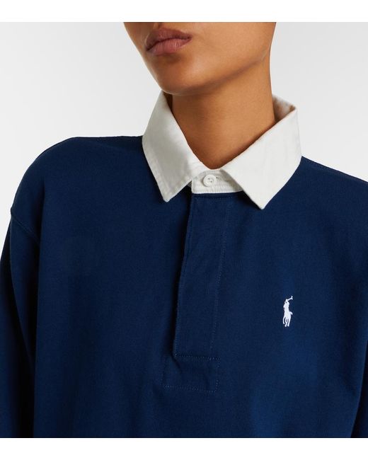 Polo Ralph Lauren Blue Cotton Polo Sweatshirt