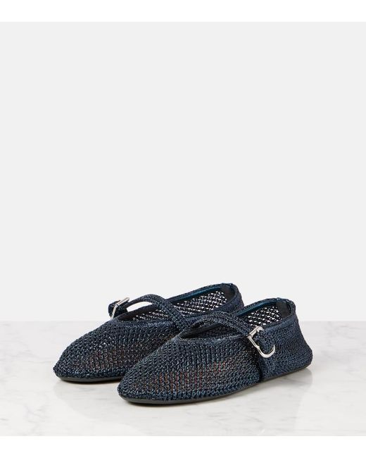 Alaïa Blue Ballet Flat