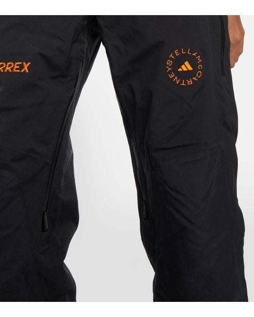 Pantalones de ski de jersey con logo Adidas By Stella McCartney de color Black