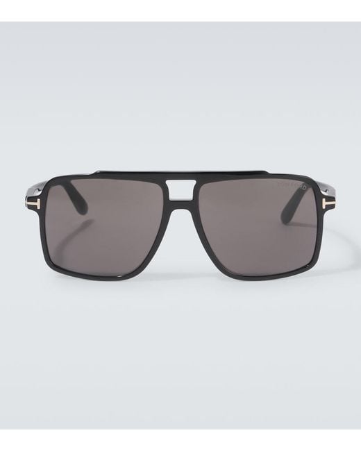 Tom Ford Gray Kemp Aviator Sunglasses for men