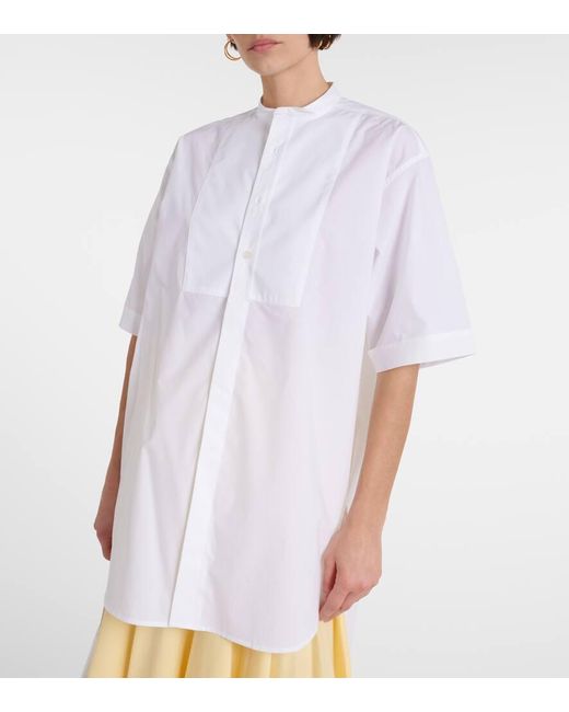 Camisa de algodon Plan C de color White