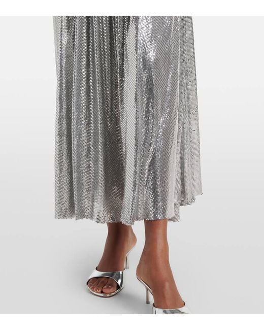 Jupe Longue Rabanne en coloris Gray