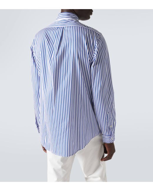 Chemise rayee en coton Polo Ralph Lauren pour homme en coloris Blue