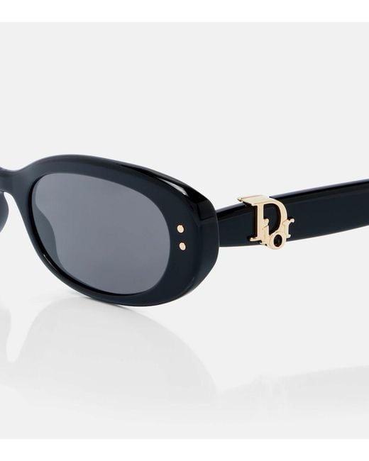 Dior Blue Ovale Sonnenbrille Dior Oblique B1I