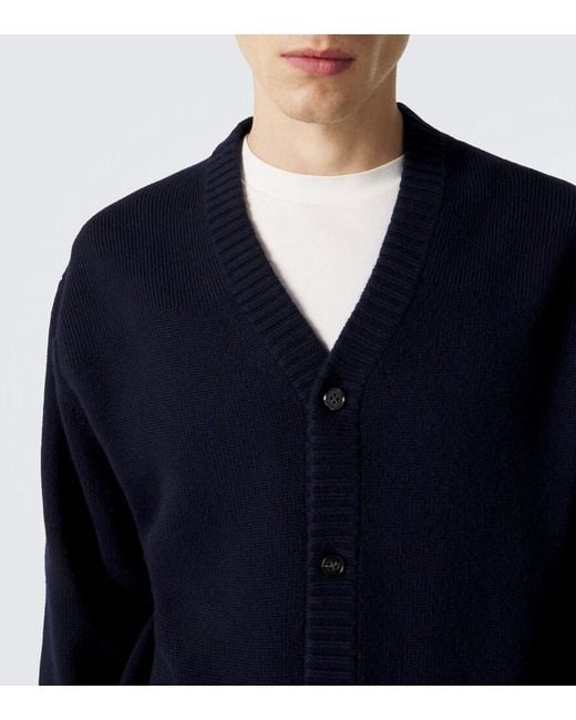 Lisa Yang Blue Fenris Cashmere Cardigan for men