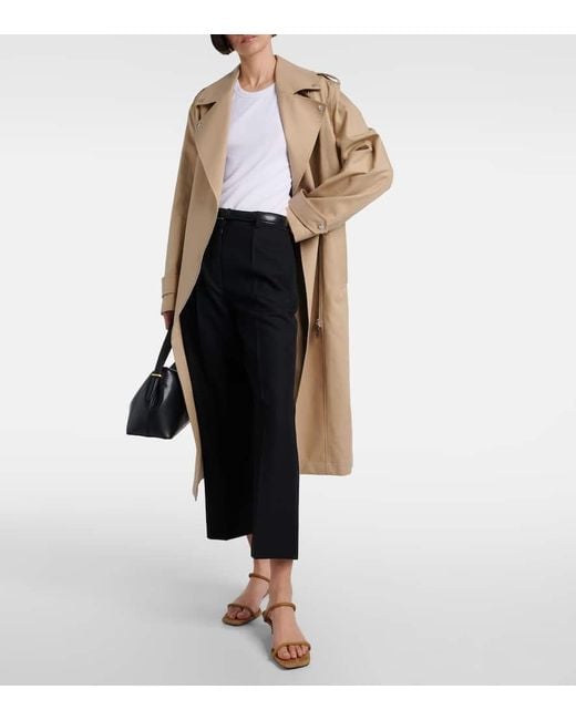 Mules The Minimalist 35 En Daim Totême  en coloris Natural