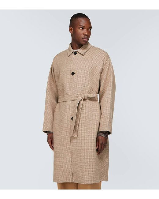 Acne Mantel aus Wolle in Natural für Herren