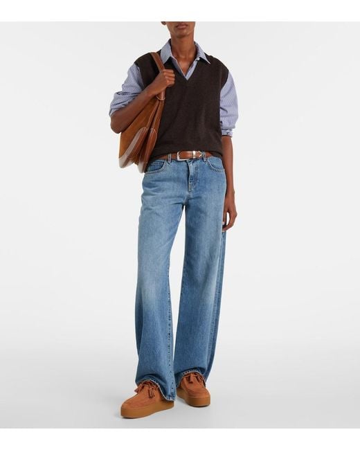 Hogan Brown H681 Suede Platform Desert Boots