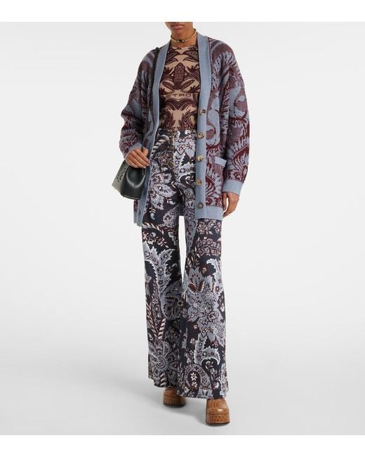 Etro Red Paisley Top