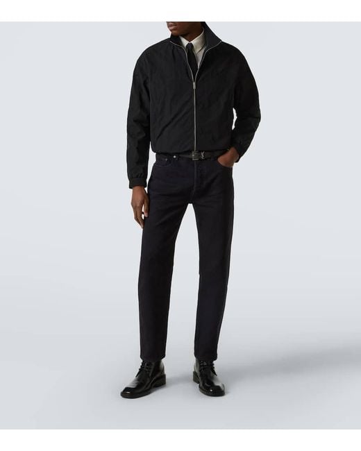 Chaqueta Con Cremallera Saint Laurent de hombre de color Black