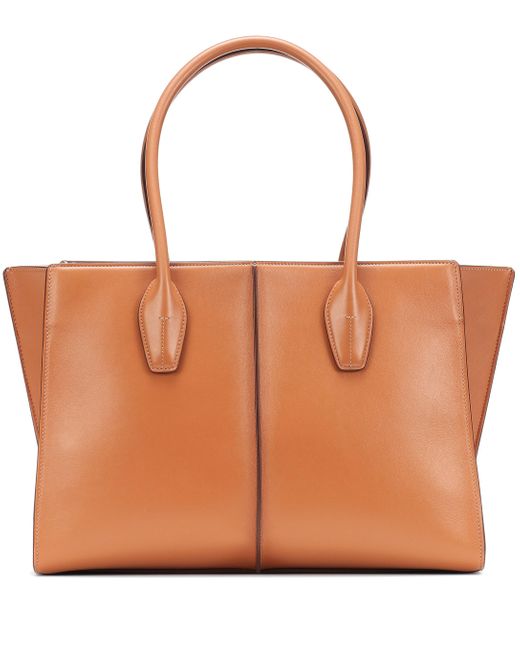 Tod's Brown Holly Medium Leather Tote