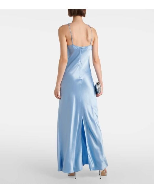 Abito Lungo Cadence di Staud in Blue