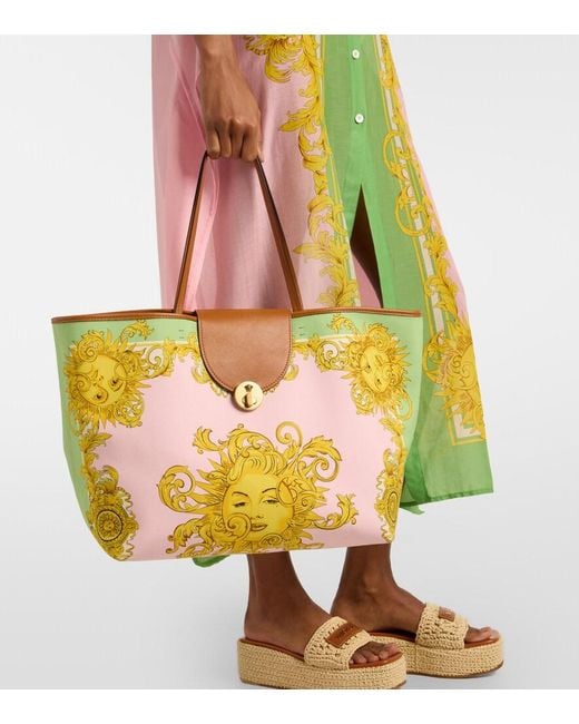 Shopper Large di Versace in Yellow