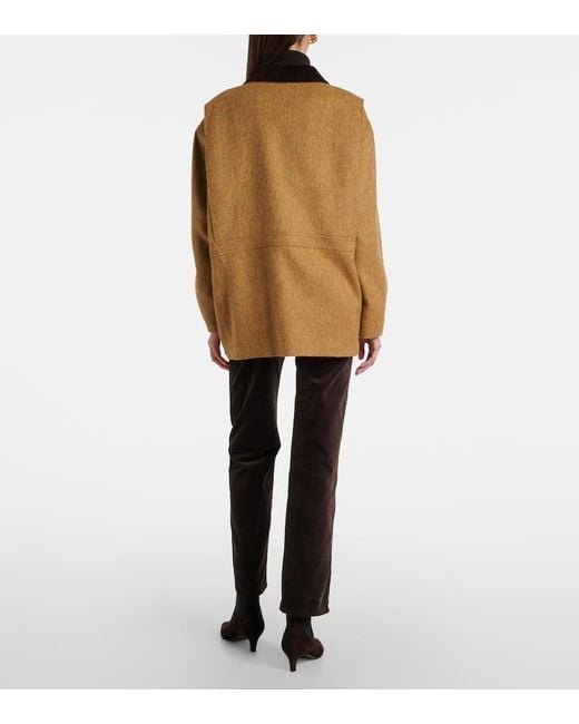 7 For All Mankind Black Calie Straight Mid-Rise Cotton-Blend Velvet Straight Pants