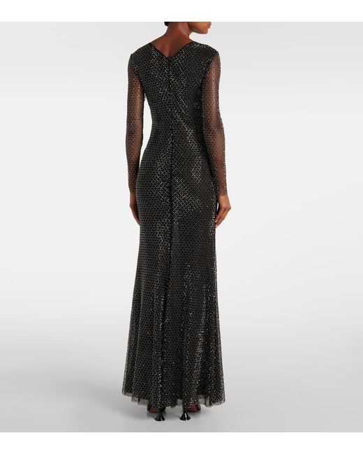 Self-Portrait Black Verzierte Robe