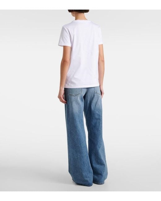 Max Mara White Acacia Cotton T-Shirt