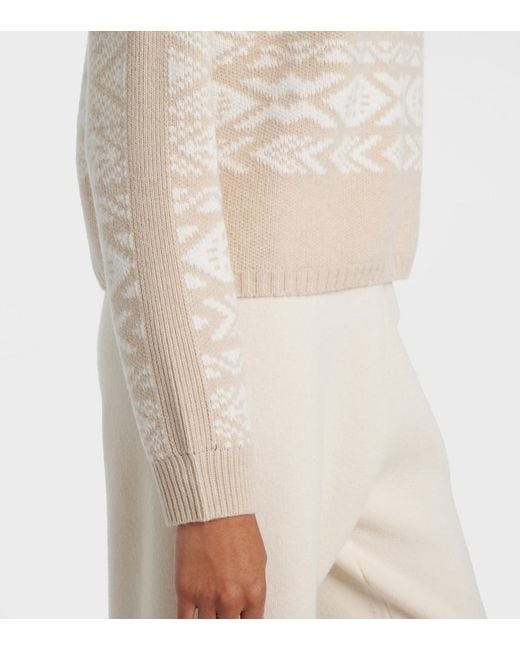 Bogner White Nadin Wool And Cotton-Blend Turtleneck Sweater
