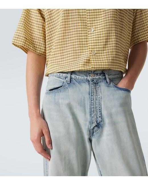 Jeans Regular di Auralee in Blue da Uomo