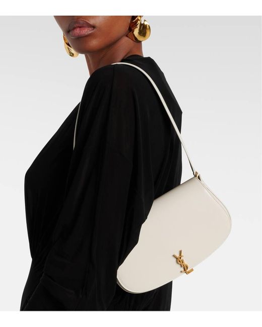 Borsa A Spalla Voltaire Mini di Saint Laurent in White