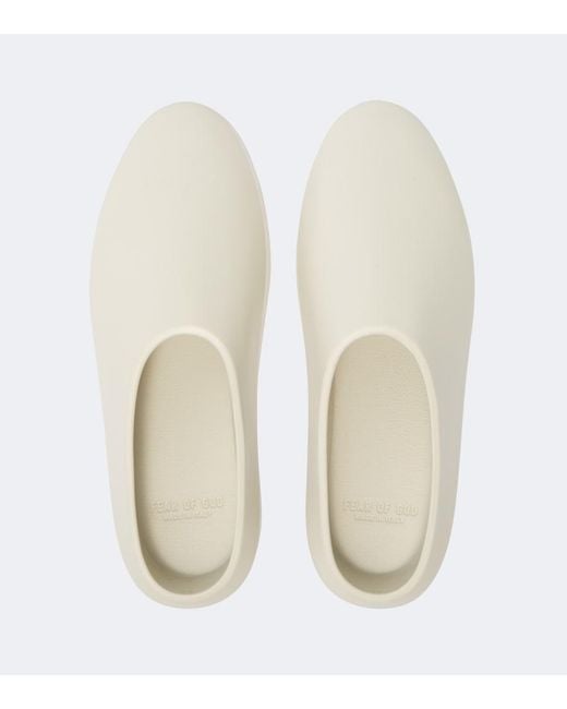 Fear Of God White California 2.0 Mules for men