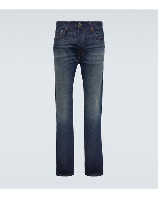 Jeans slim Tom Ford de hombre de color Blue