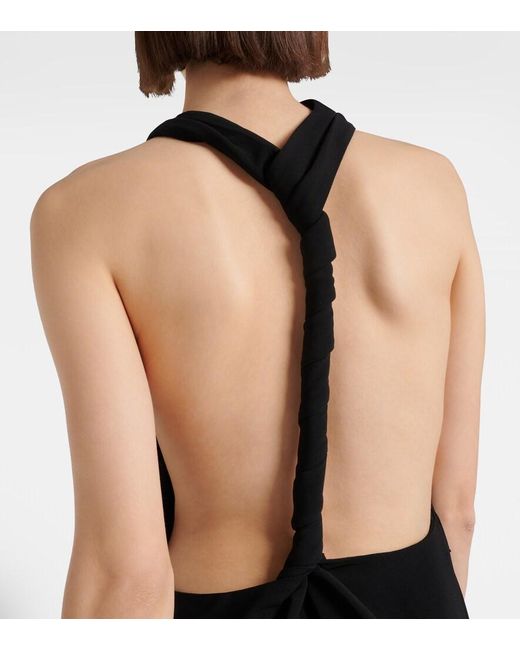 Proenza Schouler Black Crepe Maxi Dress