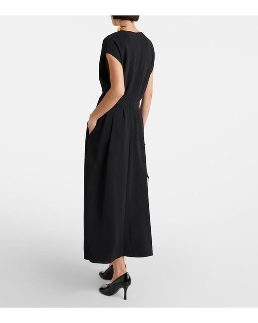 Joseph Black Cady Midi Dress