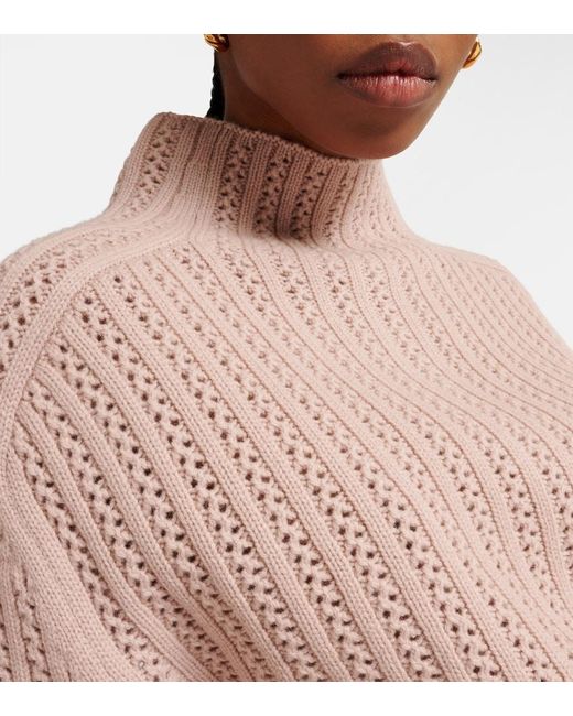 Max Mara Natural Hodeida Wool And Cashmere Sweater