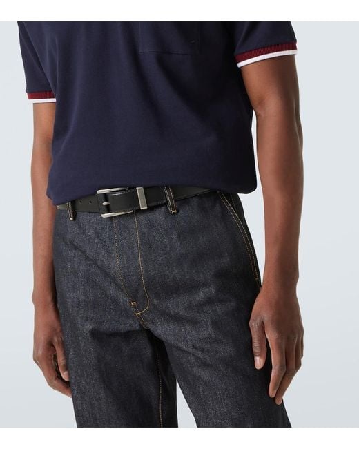 Gucci Black Leather Belt for men
