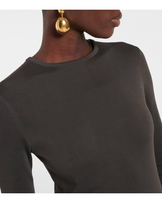 FFORME Gray Scudder Knitted Maxi Dress