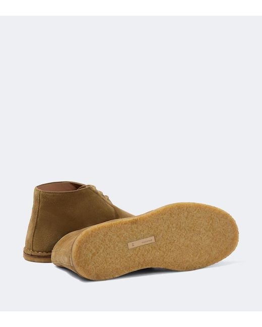 The Row Natural Nicola Suede Desert Boots for men