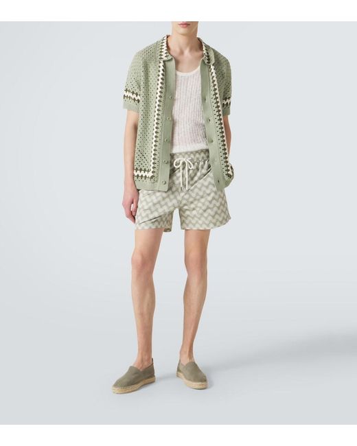 Frescobol Carioca Green Helio Espadrilles for men