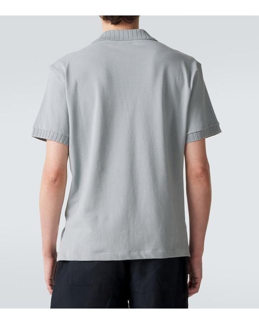 Polo De Algodon STÒFFA de hombre de color Gray