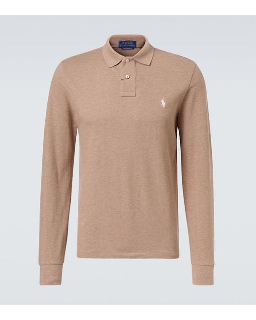 Polo Ralph Lauren Natural Cotton Pique Polo Shirt for men
