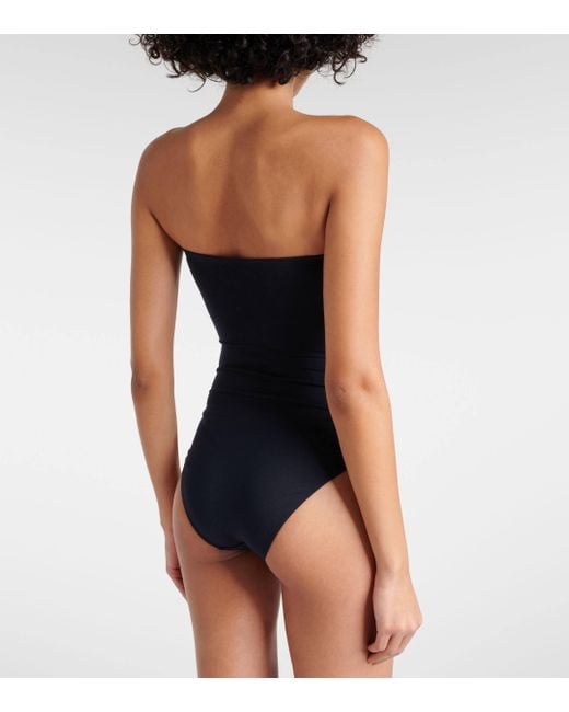 Eres Blue Cassiopee Bandeau Swimsuit