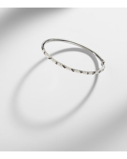 Yvonne Léon Metallic Jonc Zebre 9Kt Bracelet With Diamonds