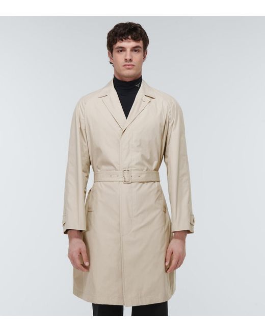 Prada Mantel Aus Canvas in Natural für Herren