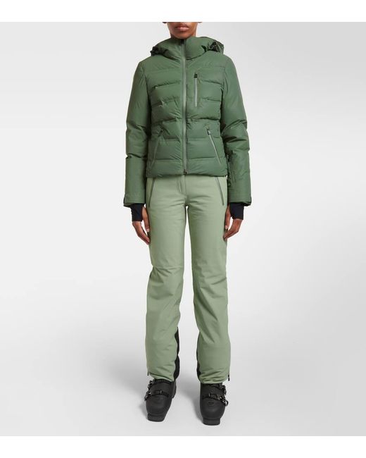 Aztech Mountain Green Nuke Suit Down Ski Jacket
